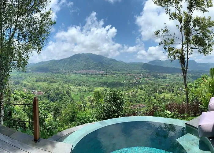 Damai Rohani Private Pool With Valley Views Adults Only 3* Sidemen (Bali)